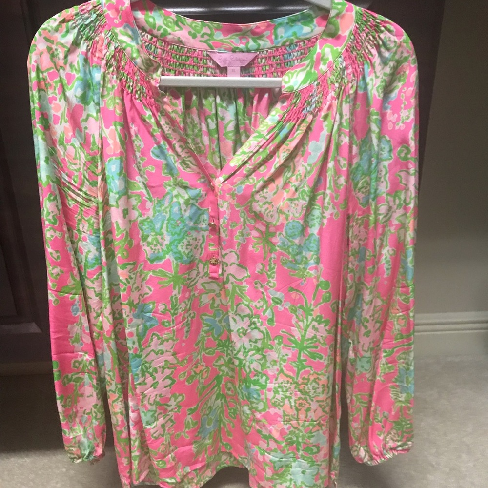 Lily Pulitzer silk blouse